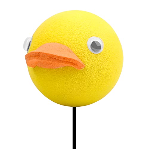 YGMONER Happy Bee Cat Frog Duck Car Antenna Topper - Easy to Find Car in The Parking Lot - Antenna Ball (Duck) - Image 1