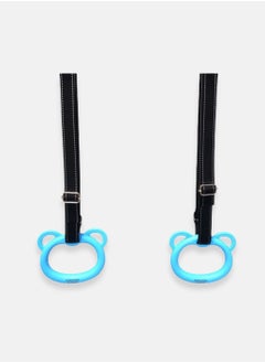 KANGAROO Gymnastics rings, fitness equipment adjustable slip resistance handle cat head handle gym ring for arm training  - Image 1
