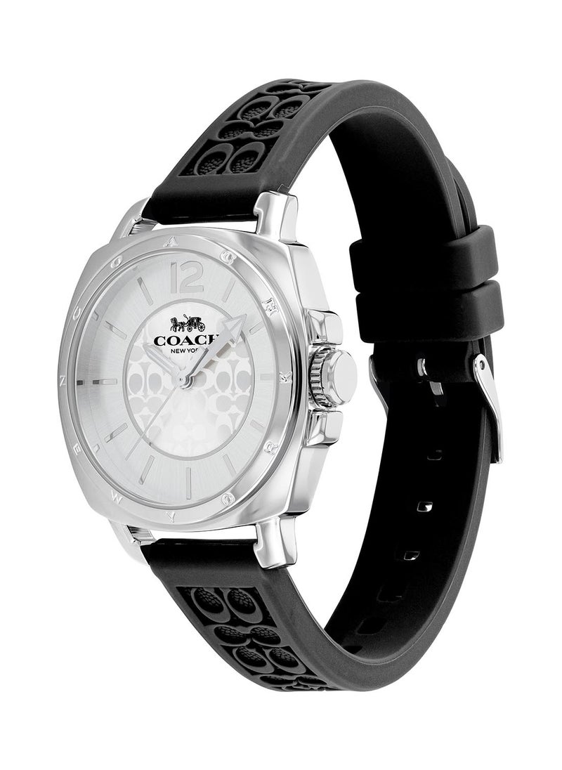 COACH Tonneau Analog Women's Silver White Case Watch - 14503877  - Image 2