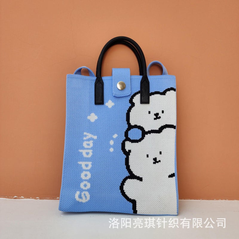 2025 Women'S Crossbody Mobile Phone Bag Casual Women'S Bag Fashionable And Easiest For Match Shoulder Handbag Knitted Bag High-End - Image 3