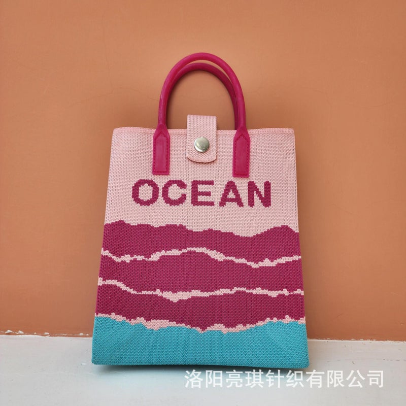 2025 Women'S Crossbody Mobile Phone Bag Casual Women'S Bag Fashionable And Easiest For Match Shoulder Handbag Knitted Bag High-End - Image 1