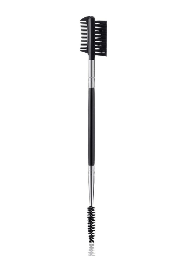 Gleva 3 In 1 Eyelash Comb, Shaper And Eyebrow Brush Double Head, Lash Shaping Makeup Tool For Women, Girls Cosmetic Travel Brushes For Separating Lashes, Eliminating Mascara Clumps, Grooming Brows. - Image 1