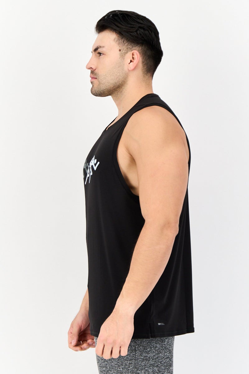 PUMA Men Sportswear Fit Sleeveless Running Vest, Black - Image 4