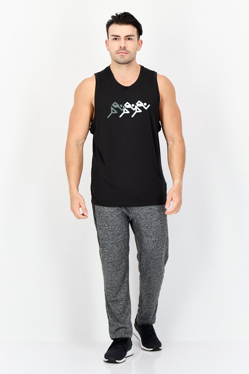 PUMA Men Sportswear Fit Sleeveless Running Vest, Black - Image 2