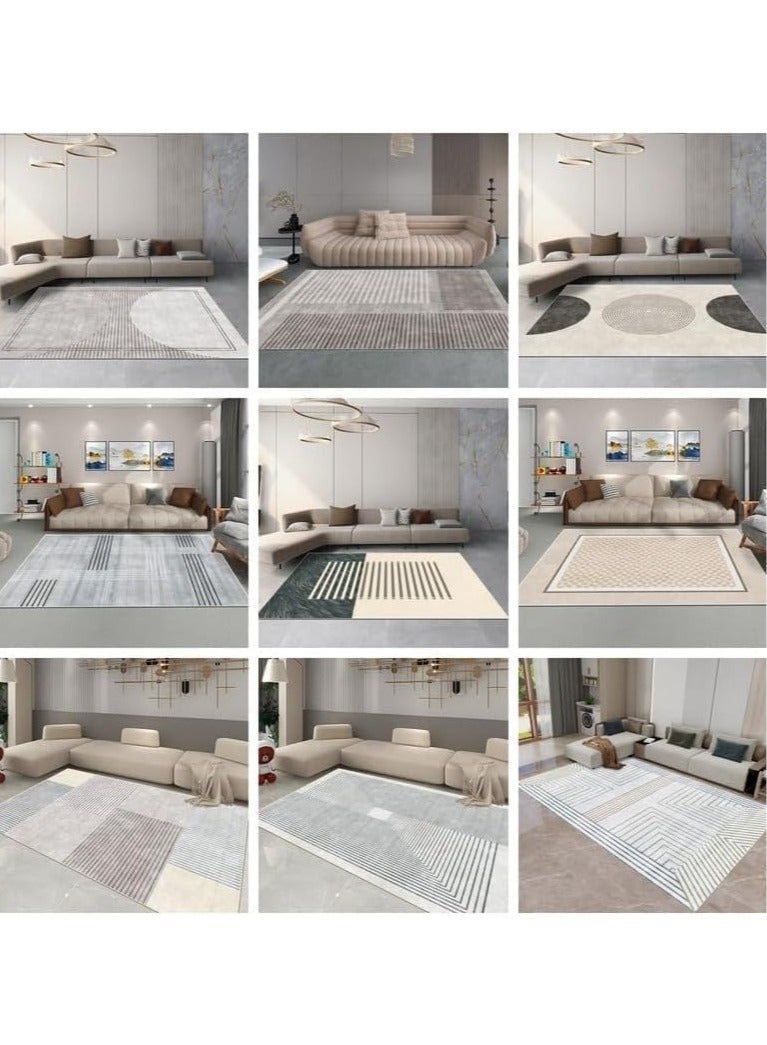 LEDIN Area Rugs Abstract Rug Modern Rugs Living Room Soft Short Pile Large Rug for Living Room Bedroom Dining Room Home Decor Non-Slip Floor Carpet Mat(160x230cm) - Image 3