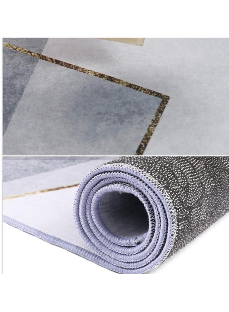 LEDIN Area Rugs Abstract Rug Modern Rugs Living Room Soft Short Pile Large Rug for Living Room Bedroom Dining Room Home Decor Non-Slip Floor Carpet Mat(160x230cm) - Image 2
