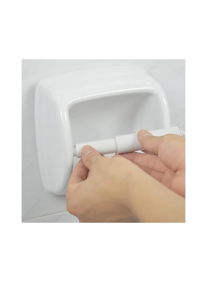 S-TOP Toilet Paper Roller Holder Stick White,Paper Holder Replacement (PACK OF 1) - Image 4