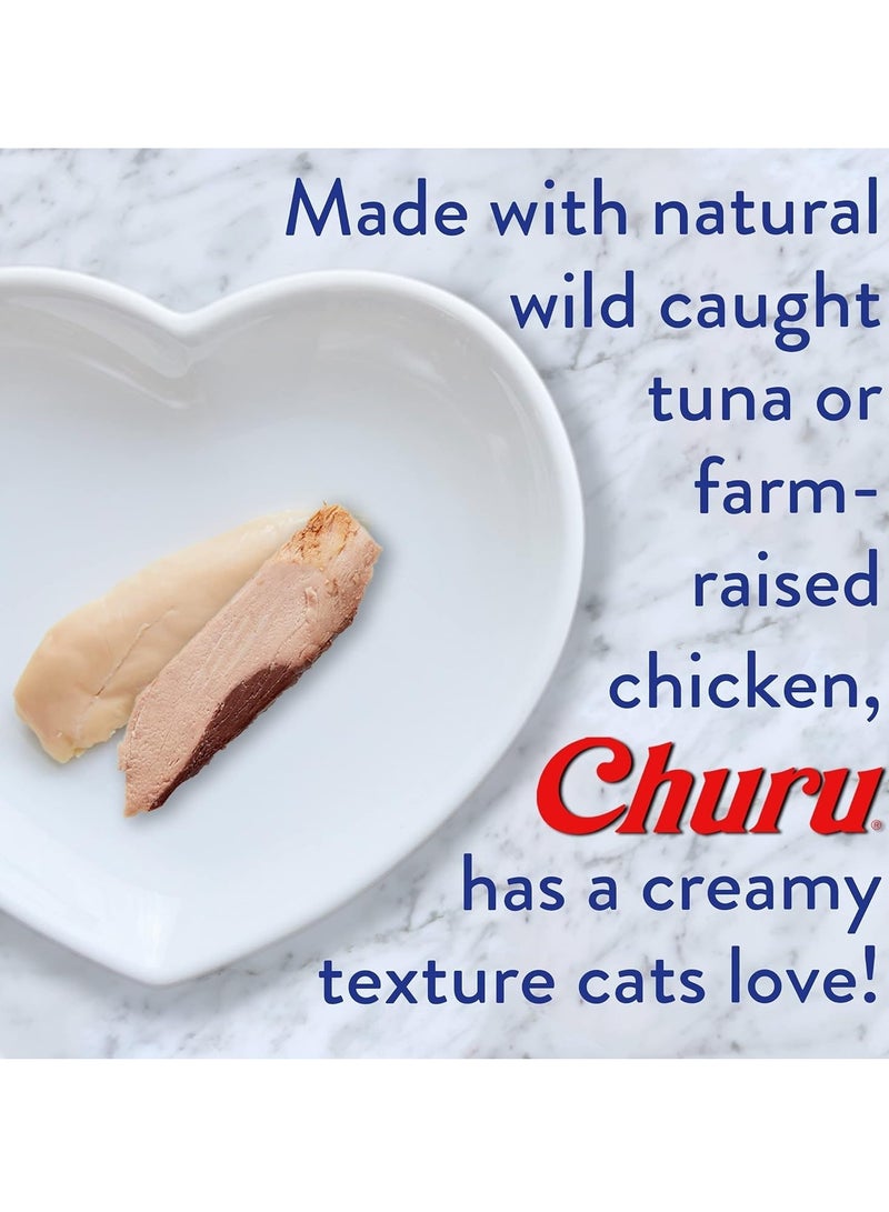 INABA Cat Creamy Adult Treat Chicken With Tuna Flavor 4x14g - Image 5