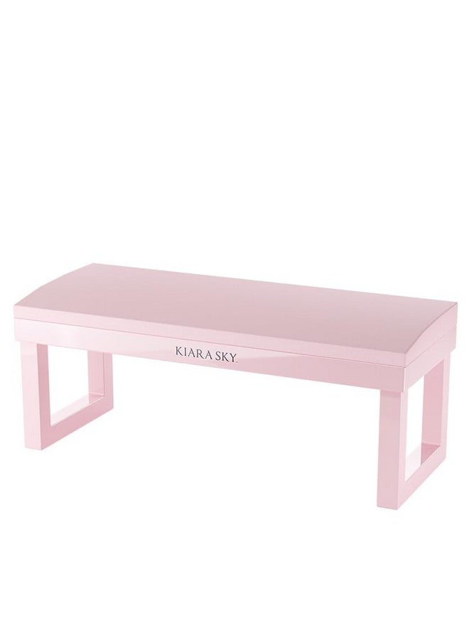 KIARA SKY - Professional Nails Arm Rest For Manicure & Pedicure Technician Stations - Acetone Resistant & Waterproof (Pink) - Image 1