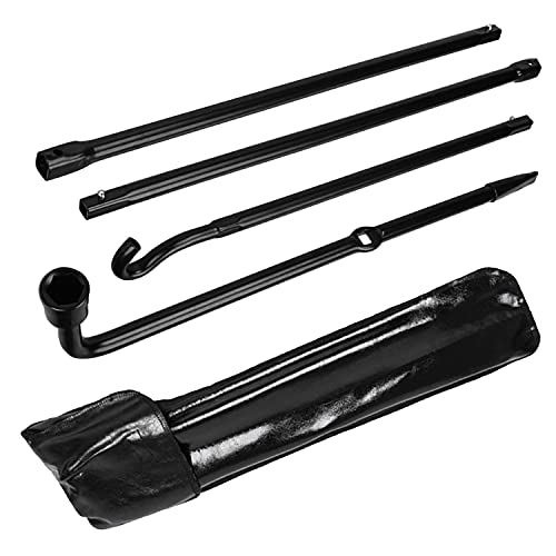 LECWOF Spare Tire Tool Set Kit Fit for 2004-2018 F150 Ford F-150 Spare Tire Lug Wrench Extension Jack Tool Kit Set Pickup Truck with Carrying Bag (with no Jack) - Image 1