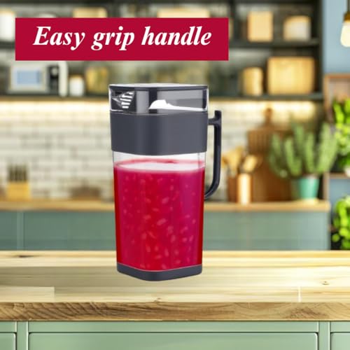 Gopi Water Jug with Lid 2 LTR, Air Tight lid, Iced Tea Pitcher | Water Jug | Hot Cold Water | Milk and Juice Beverage Carafes | Lassi | Cocktail - Image 2