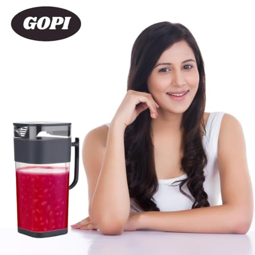 Gopi Water Jug with Lid 2 LTR, Air Tight lid, Iced Tea Pitcher | Water Jug | Hot Cold Water | Milk and Juice Beverage Carafes | Lassi | Cocktail - Image 5