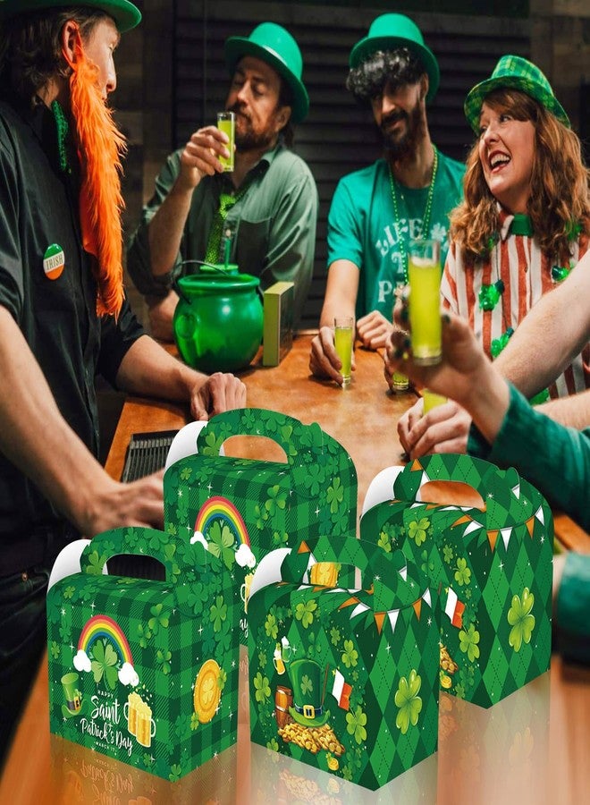 CPTBAG 12 Pack St Patrick's Day Party Favors Boxes Saint Patrick’s Day Candy Goodie Boxes Green Lucky Irish Shamrock Clover Boxes Gift Treat Boxes for St Patricks Day,Irish,Wedding Party Decorations - Image 5
