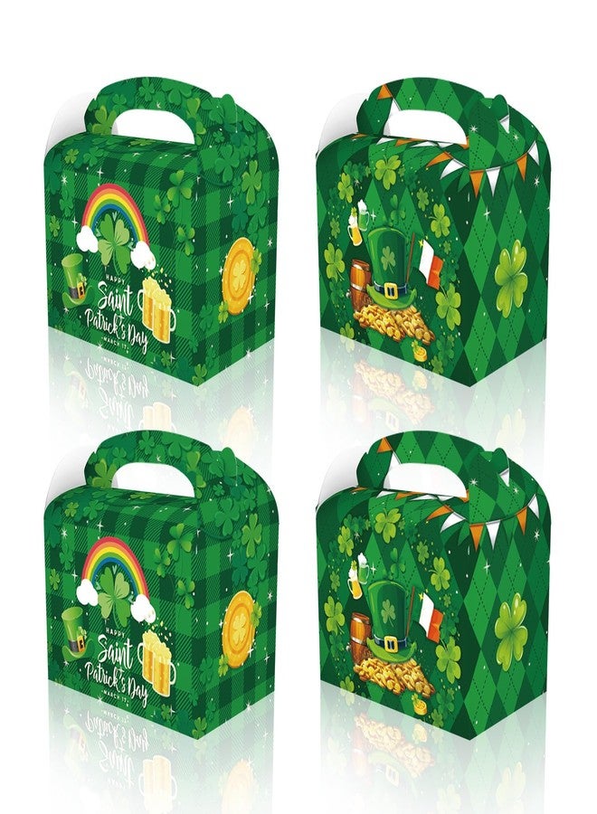 CPTBAG 12 Pack St Patrick's Day Party Favors Boxes Saint Patrick’s Day Candy Goodie Boxes Green Lucky Irish Shamrock Clover Boxes Gift Treat Boxes for St Patricks Day,Irish,Wedding Party Decorations - Image 1