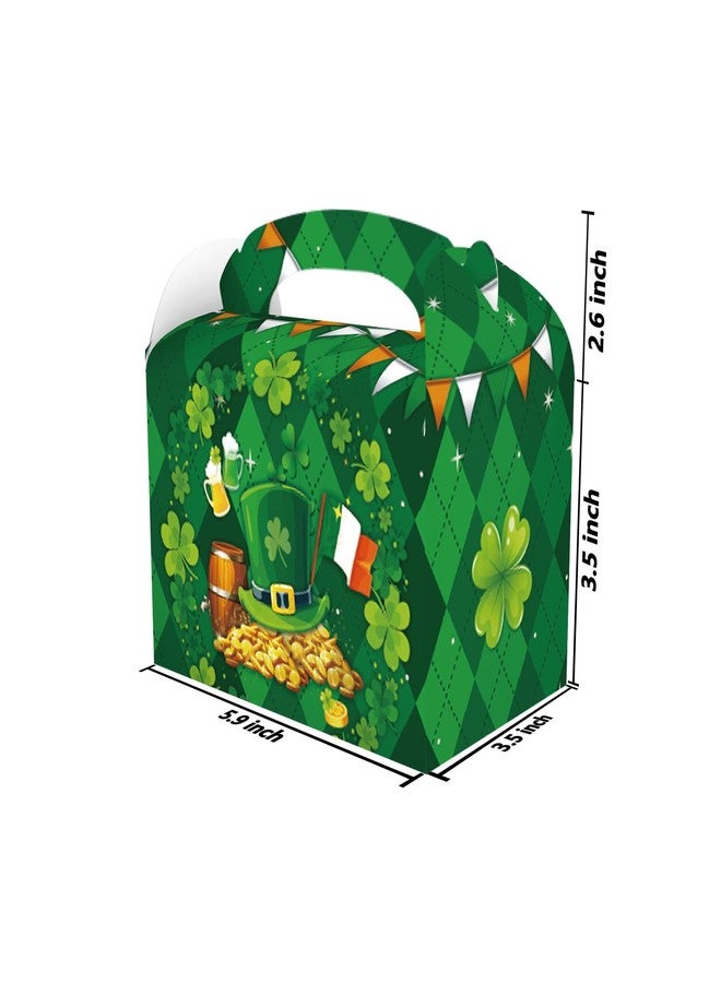 CPTBAG 12 Pack St Patrick's Day Party Favors Boxes Saint Patrick’s Day Candy Goodie Boxes Green Lucky Irish Shamrock Clover Boxes Gift Treat Boxes for St Patricks Day,Irish,Wedding Party Decorations - Image 3