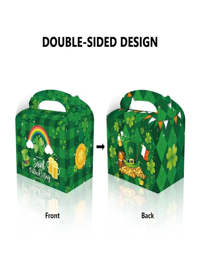 CPTBAG 12 Pack St Patrick's Day Party Favors Boxes Saint Patrick’s Day Candy Goodie Boxes Green Lucky Irish Shamrock Clover Boxes Gift Treat Boxes for St Patricks Day,Irish,Wedding Party Decorations - Image 4