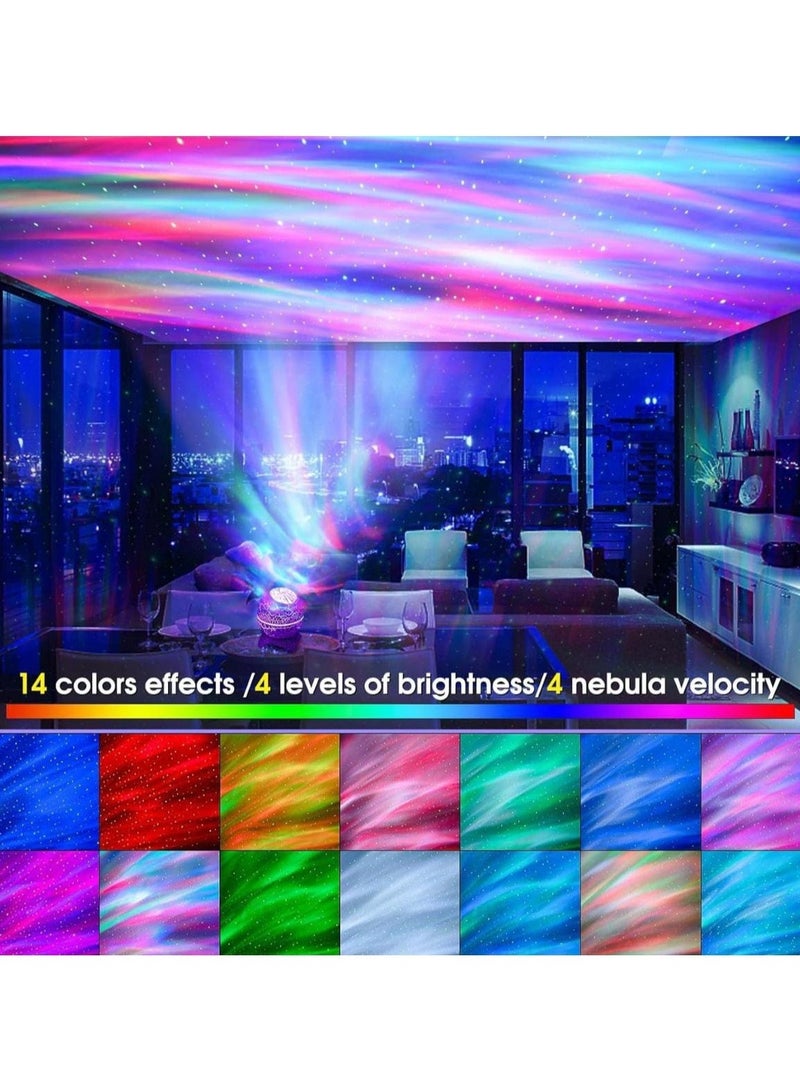 ELTRAZONE مصباح بروجيكتور 3D LED على شكل بيضة مع موسيقى بلوتوث وجهاز تحكم عن بعد - ضوء ليلي متعدد الألوان لغرفة الأطفال وغرفة النوم والمقهى - عرض ضوئي تزييني ممتع، هدية مثالية للأطفال والبالغين - Image 4