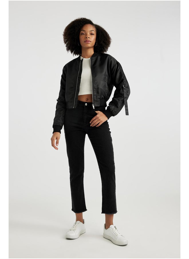 DeFacto - Woman Vintage Straight Denim Trousers - Image 1