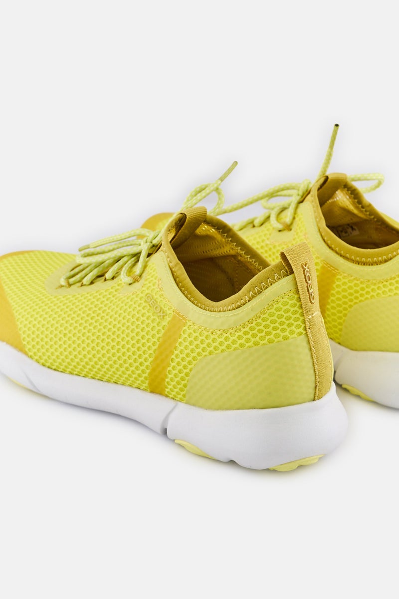 GEOX Men U Nebula X A Lace Up Casual Shoes, Yellow - Image 4