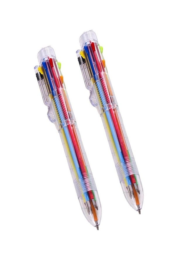 KRAFTMASTERS� 8 IN 1 Multicolor Ballpoint Pen 8-Color Retractable Ballpoint Pens Set of 2 Piece - Image 1