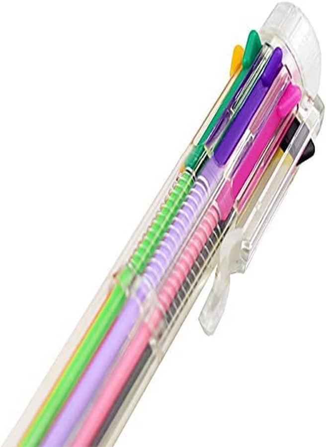 KRAFTMASTERS� 8 IN 1 Multicolor Ballpoint Pen 8-Color Retractable Ballpoint Pens Set of 2 Piece - Image 3