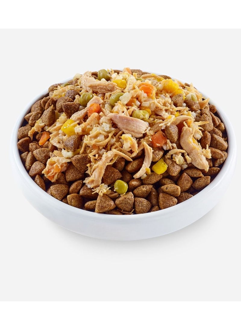 Applaws علبة 24 قطعة من حلوى أبلاوز في مرق الدجاج مع الخضار للكلاب سعة 156 جرام - Image 3