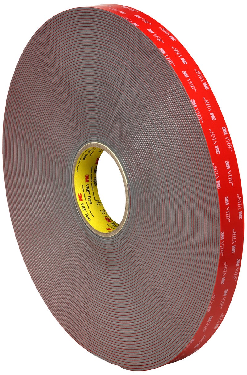 3M VHB Tape 4991, 0.5 in width x 5 yd length (1 Roll) - Image 1