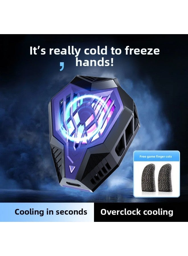 Mobile Phone Radiator Semiconductor Icing Cooling Back Clip Mute Electronic Game Special Refrigeration Artifact-Color:Flagship Model 【multi-level Temperature Control + Ultra-quiet Cooling】 - Silent - Image 4