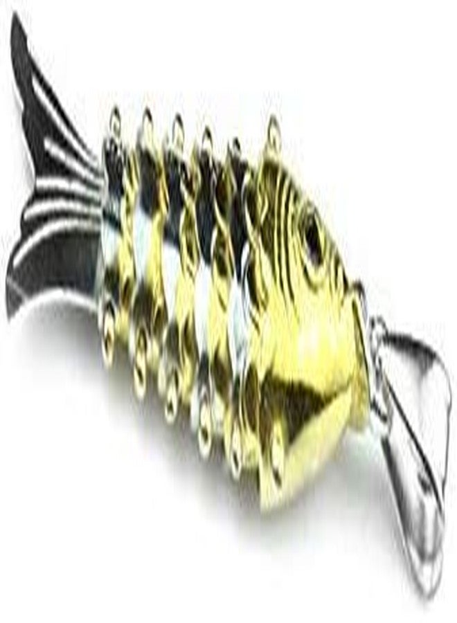 ELOISH Two Tone Gold Plated 925 Sterling Silver Fish Pendant for Men and Women for Girls and Boys. - Image 4