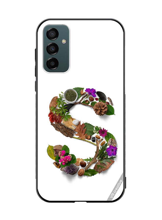 VR CREATIVE Protective Case Cover For Samsung Galaxy M23 Alphabet S Design Multicolour - Image 1