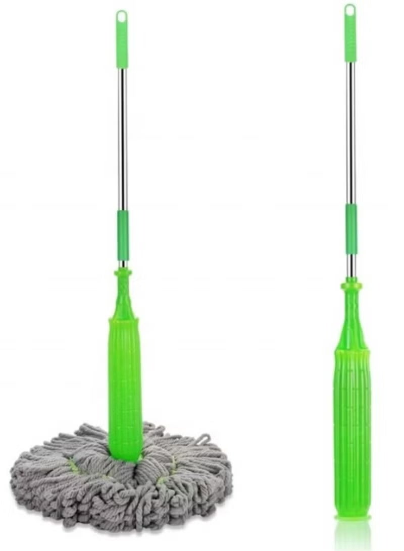 Shein 2-in-1 Self-Wringing Mop for Floor Cleaning and Drying – 360° Rotating Microfiber Spin Mop for Tiles and Walls - Image 2