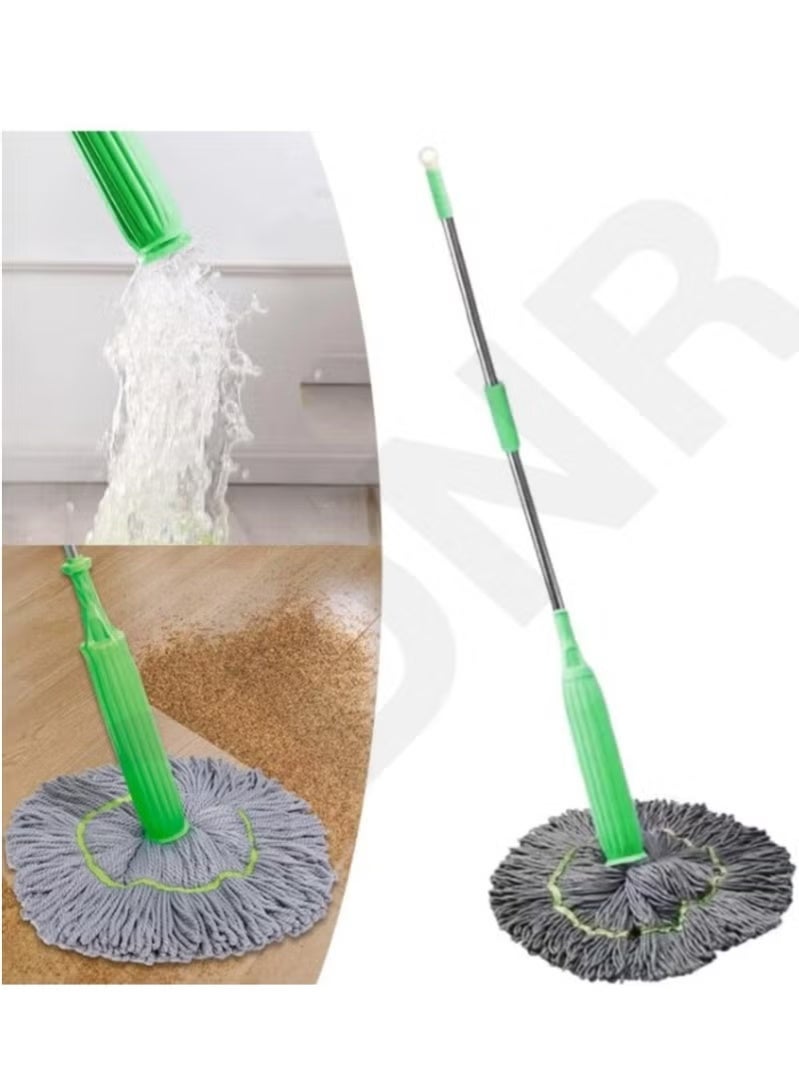 Shein 2-in-1 Self-Wringing Mop for Floor Cleaning and Drying – 360° Rotating Microfiber Spin Mop for Tiles and Walls - Image 4