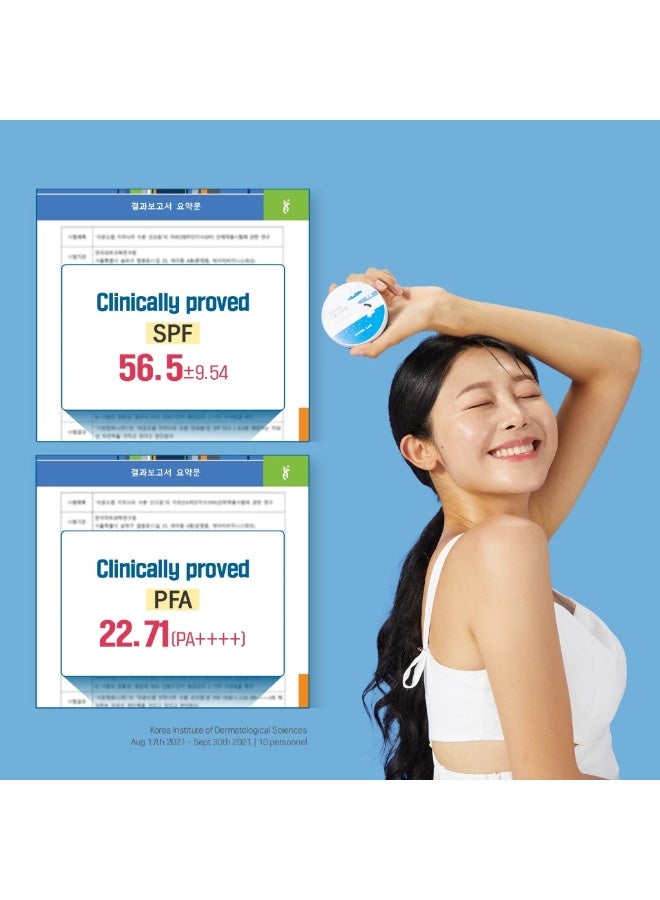 ROUND LAB Birch Juice Sun Cushion SPF50+ Cooling Hydrating 15g - Image 4