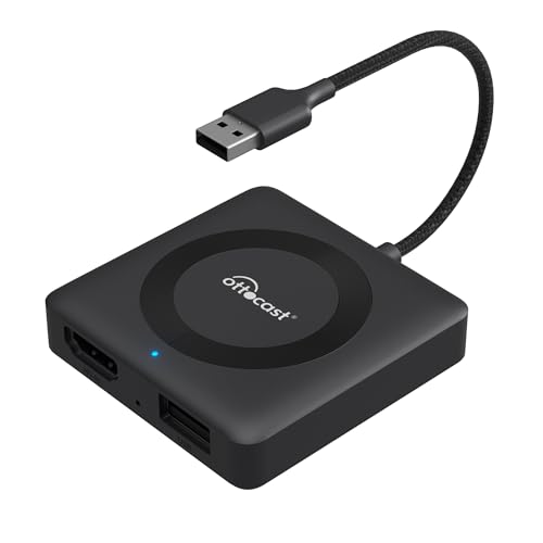 OTTOCAST Car TV Mate Pro & Wireless Carplay Adapter 2-in-1, Fire TV Stick Converter for Car - Plug & Play, Stable Fast, No Latency - Image 1