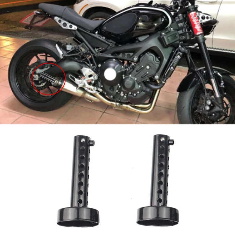 CYDZSW 2Pcs Universal Motorcycle Exhaust Muffler Silencer Insert Baffle Can Removable 60MM