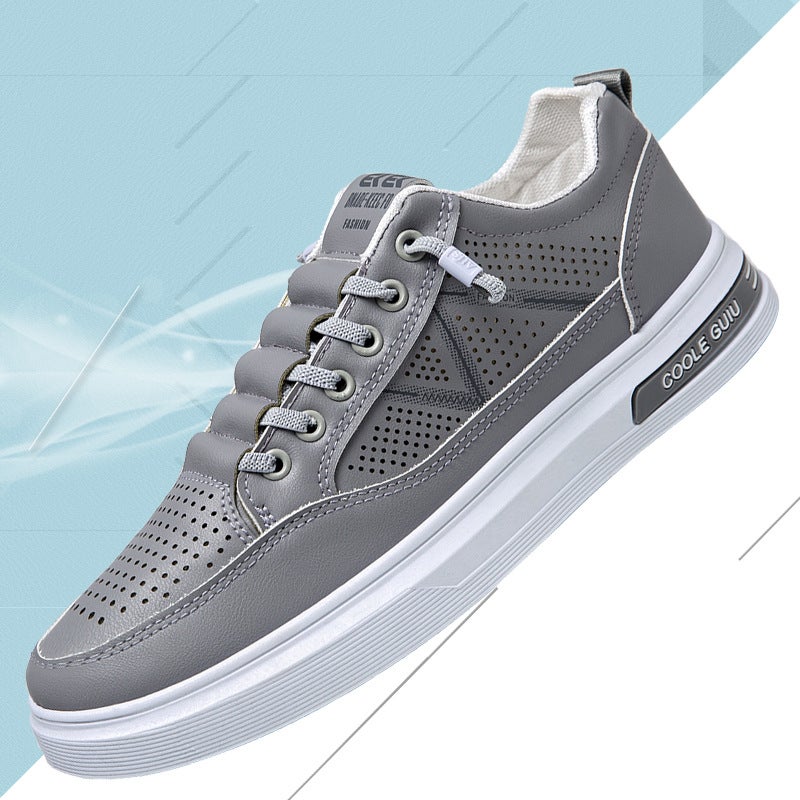 2025 Hollow Casual Sneakers Breathable Perforated Soft Sole Versatile Men'S Loafers Sandals For Men - Image 3