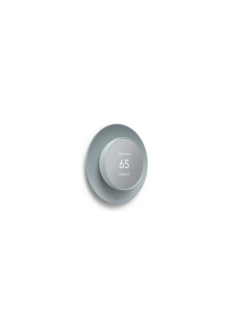 Elago - Satellite Wall Plate Cover Plus for Nest Thermostats 2020 - Mint Green - Image 1