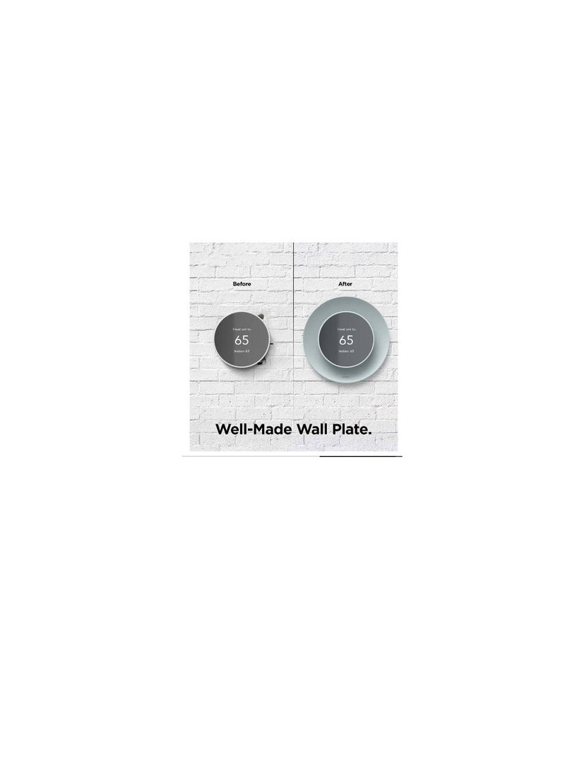 Elago - Satellite Wall Plate Cover Plus for Nest Thermostats 2020 - Mint Green - Image 1