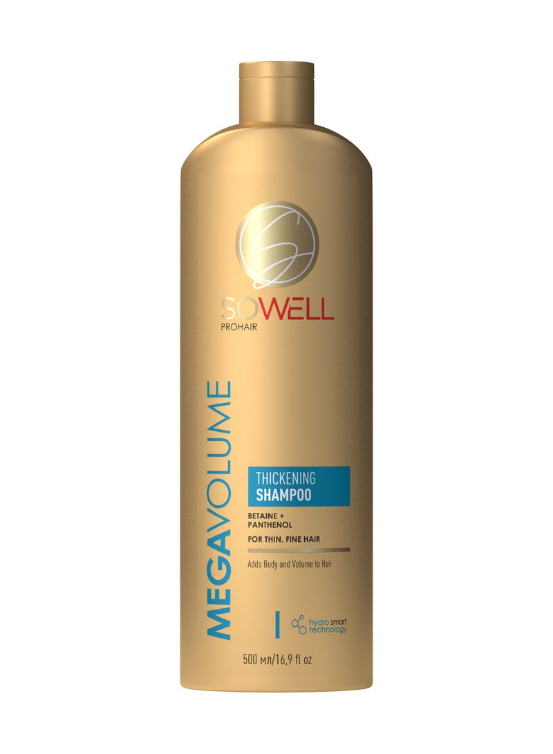 SOWELL Mega Volume Thickening Shampoo For Thin Fine Hair 500 ml - Image 1