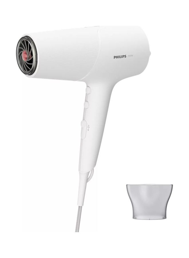 Philips BHD500 Hair Dryer With ThermoProtect And Fast Drying 2100 Watt White - Image 2