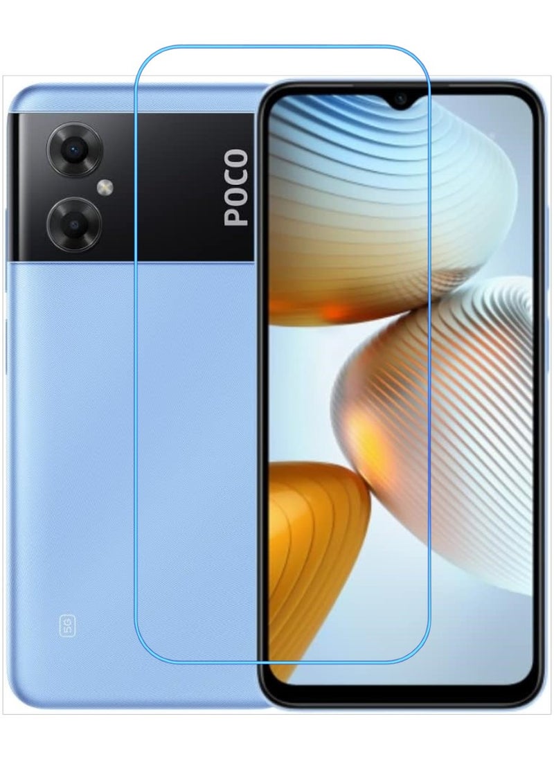 ACLIX Antistatic ESD Dustproof Premium Quality High Definition Clear Tempered Glass Screen Protector Designed For Xiaomi Poco M4 5G - Image 1