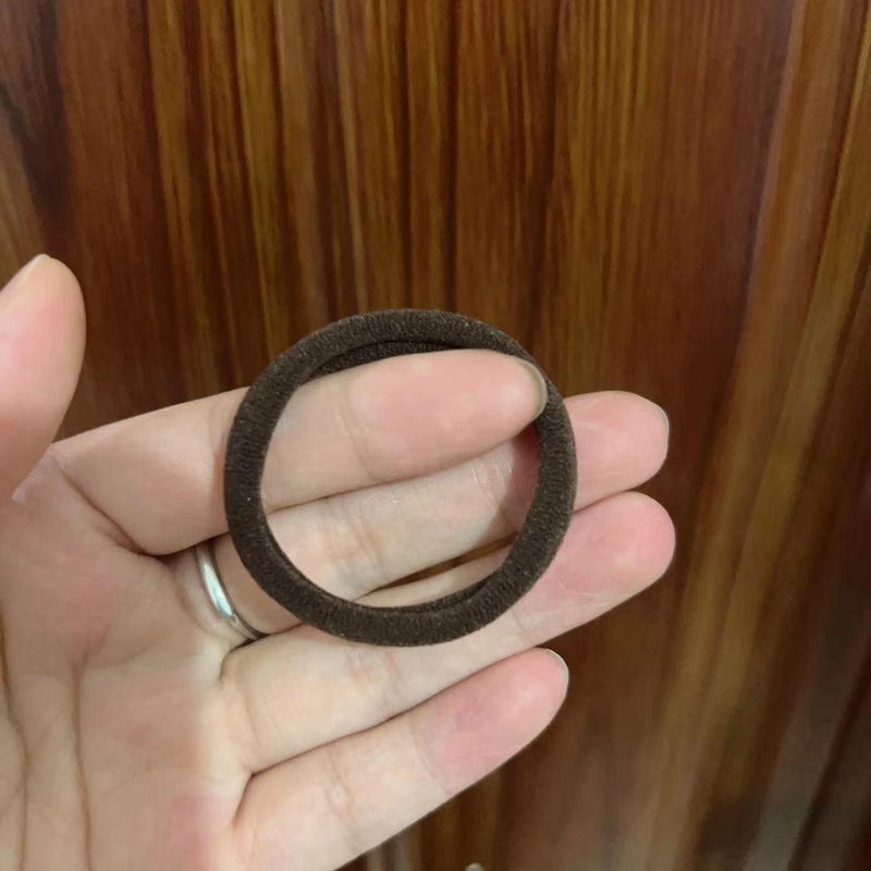إسكدنيا Colorful Large Ring Childrens Hair Ties Non-damaging Womens Baby Hair Accessories Korean Style Hair Bands Hair Ties Rubber Ban 7 # single hair tie