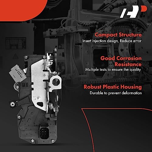 A-Premium Door Latch Lock Actuator Compatible with Buick Vehicles - Lucerne 2006 2007 2008 2009 2010, Sedan - Front Left Driver Side, Without Anti-Theft Package, Replace# 15806250, 15837328 - Image 5