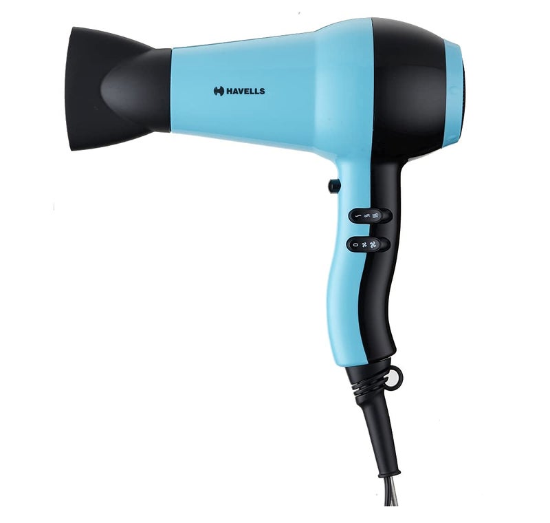 Havells 2000W Hair Dryer|2 Heat Settings (Hot/Warm) With Cool Shot|Thin Concentrator|Heat Balance Technology|Hair Brush Included|Midnight Black|Perfect Blow Dry Companion|Hd3276-2000 Watts - Image 1