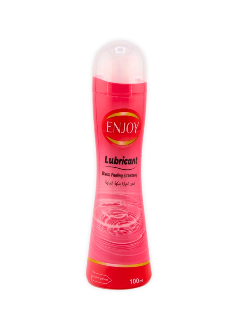 Generic Enjoy Lubricant Warm Feeling Strawberry 100 ML  - Image 1