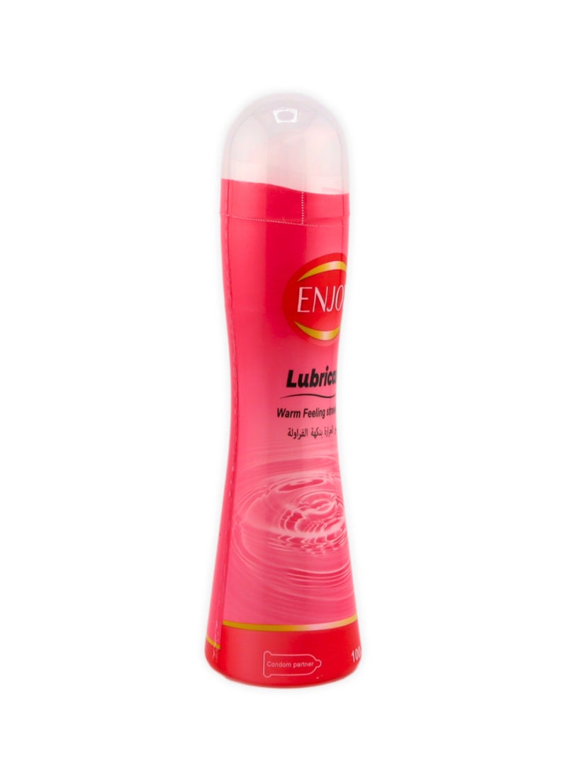 Generic Enjoy Lubricant Warm Feeling Strawberry 100 ML  - Image 2