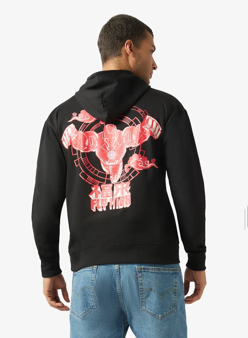 Marvel Marvel Men'S Oversized Pullover Hoodie