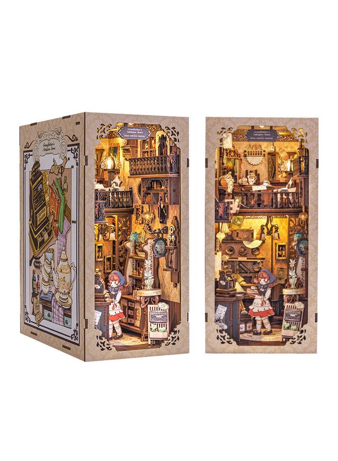 Bluejw Magic Pharmacist DIY Wooden 3D Handmade Assembled Book Stand Model Building Toy Gift - Image 5