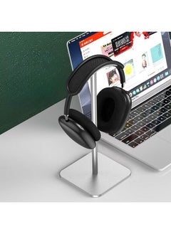 بيوينتي حامل سماعة رأس قابل للفصل، حامل سماعة رأس من سبائك الألومنيوم مع قاعدة صلبة ثقيلة، حامل عرض سطح المكتب لسماعات الرأس الرياضية الإلكترونية بزاوية مستديرة عالمية مضادة للانزلاق  - Image 4
