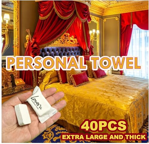 QUALIALL Premium Disposable Washcloths for travel, 40pcs Portable Disposable Pure Cotton Compressed Towels for Face Hand Washing, Thick Large, Reusable Compact, for traveling Camping, Hiking, Backpacking - Image 2